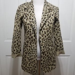 Vintage Cheetah Print Long line Blaze Sz M…